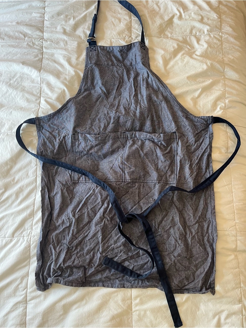 Adult Chambray Utility apron